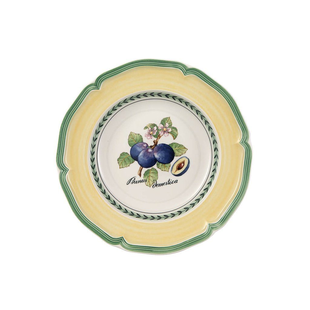 Villeroy & Boch Suppenteller FrenchGarden Suppenteller, (1 St), Premium Porcelain, mikrow.- & spülm.sicher, Made in Germany