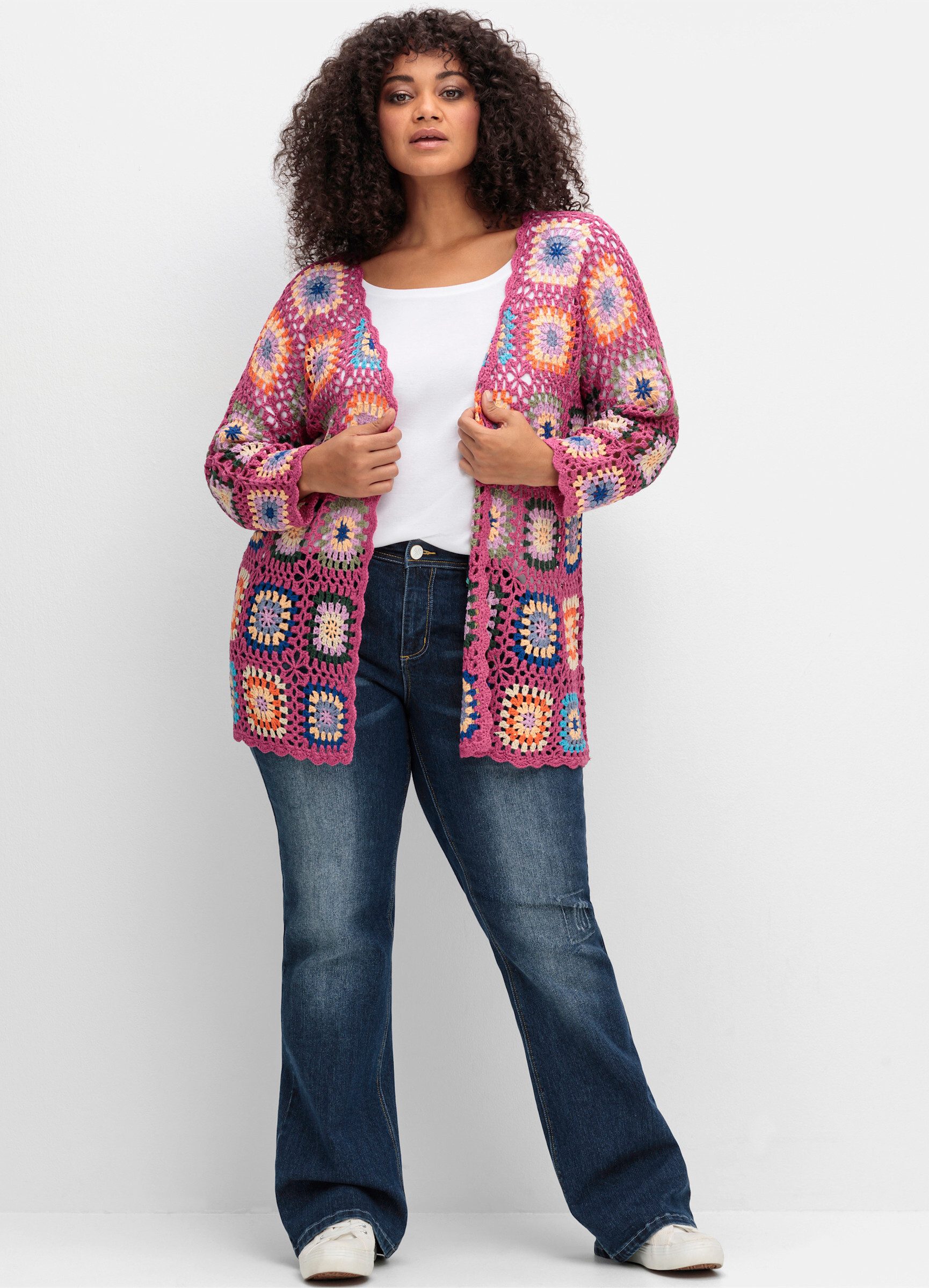 sheego by Joe Browns Strickjacke Longstrickjacke günstig online kaufen
