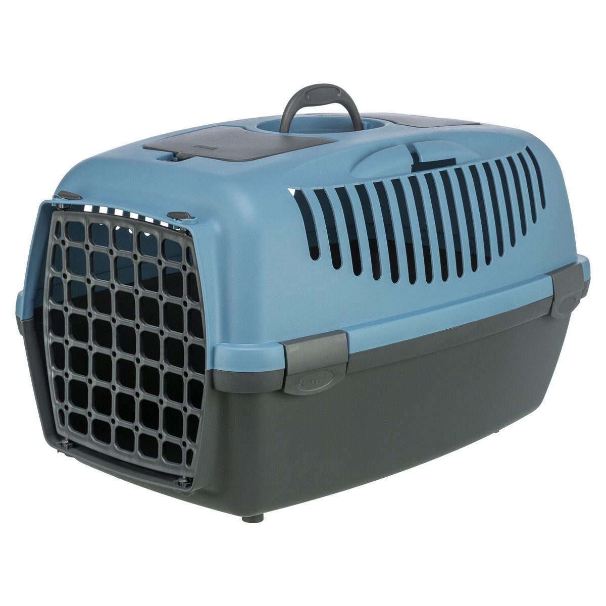 Hunde-Transportbox Transportbox Capri 3 dunkelgrau/pastellblau