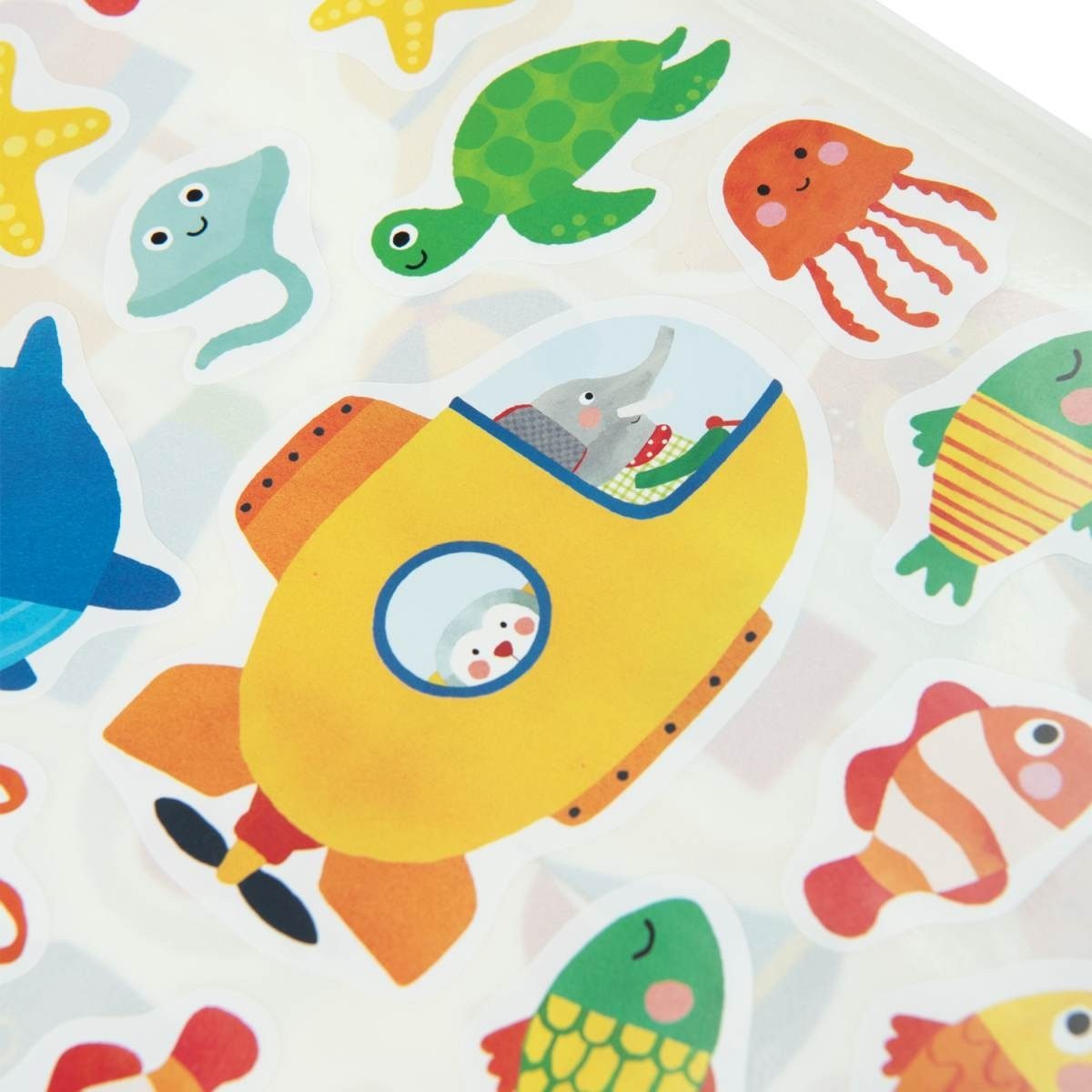 Moulin Roty Kreativset Popipop Stickerheft (300 Stk) Handarbeitsset für kreative Kinder, Handarbeitsset