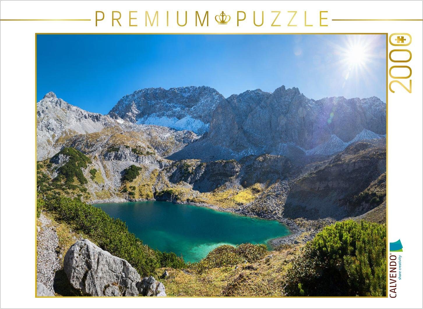 Puzzle CALVENDO Puzzle Drachensee Ehrwald 2000 Teile Lege-Größe 90 x 67 cm Foto-Puzzle Bild von SusaZoom