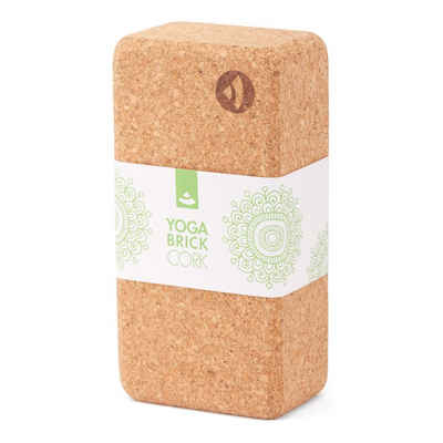 bodhi Yogablock Yoga Block KORK BRICK, Standard 1 Stück