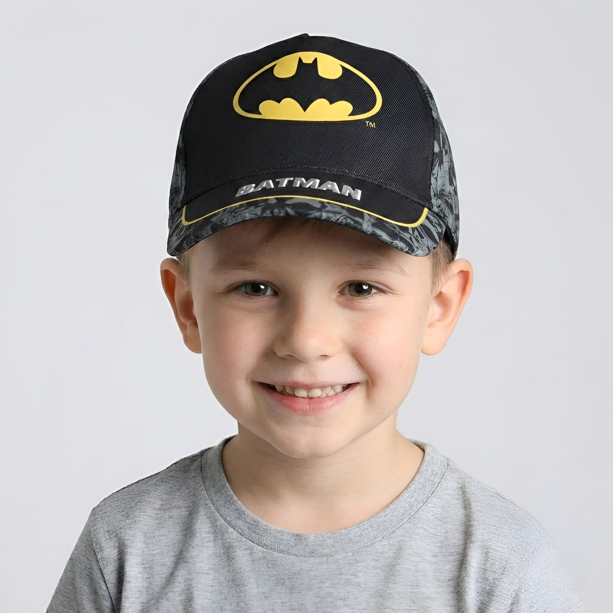 DC Comics Baseball Cap DC Comics Batman Classic Jungen Basecap Baseball Kappe Gr. 54 bis 56
