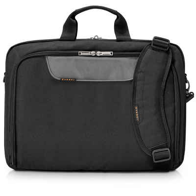 Everki Laptoptasche Advance Notebook Tasche (24 l, Viele Fächer), Business Laptop Aktentasche / Ergonomischer Schultergurt / Schwarz