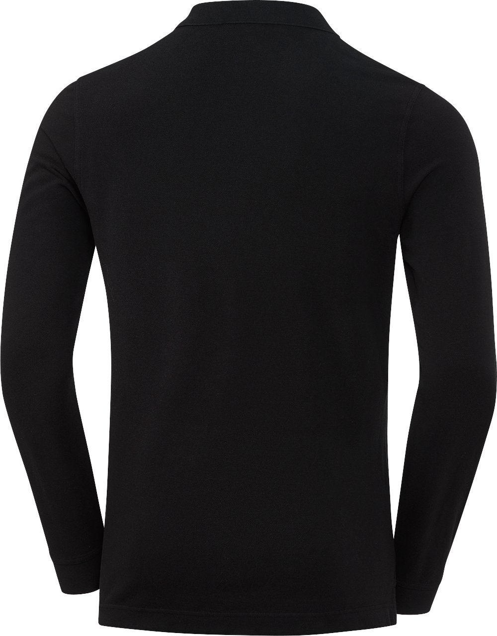 Benetton schwarz Langarm-Poloshirt Baumwolle United aus Colors of