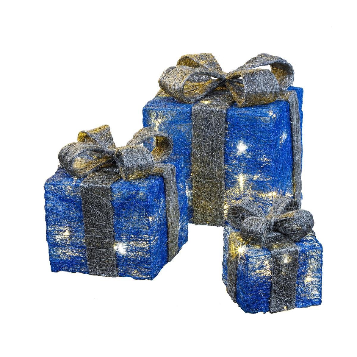 Bambelaa! LED Led Set Deko Geschenk inkl. 3er Timer Boxen Dekolicht Bambelaa! Leucht Blau Funktion