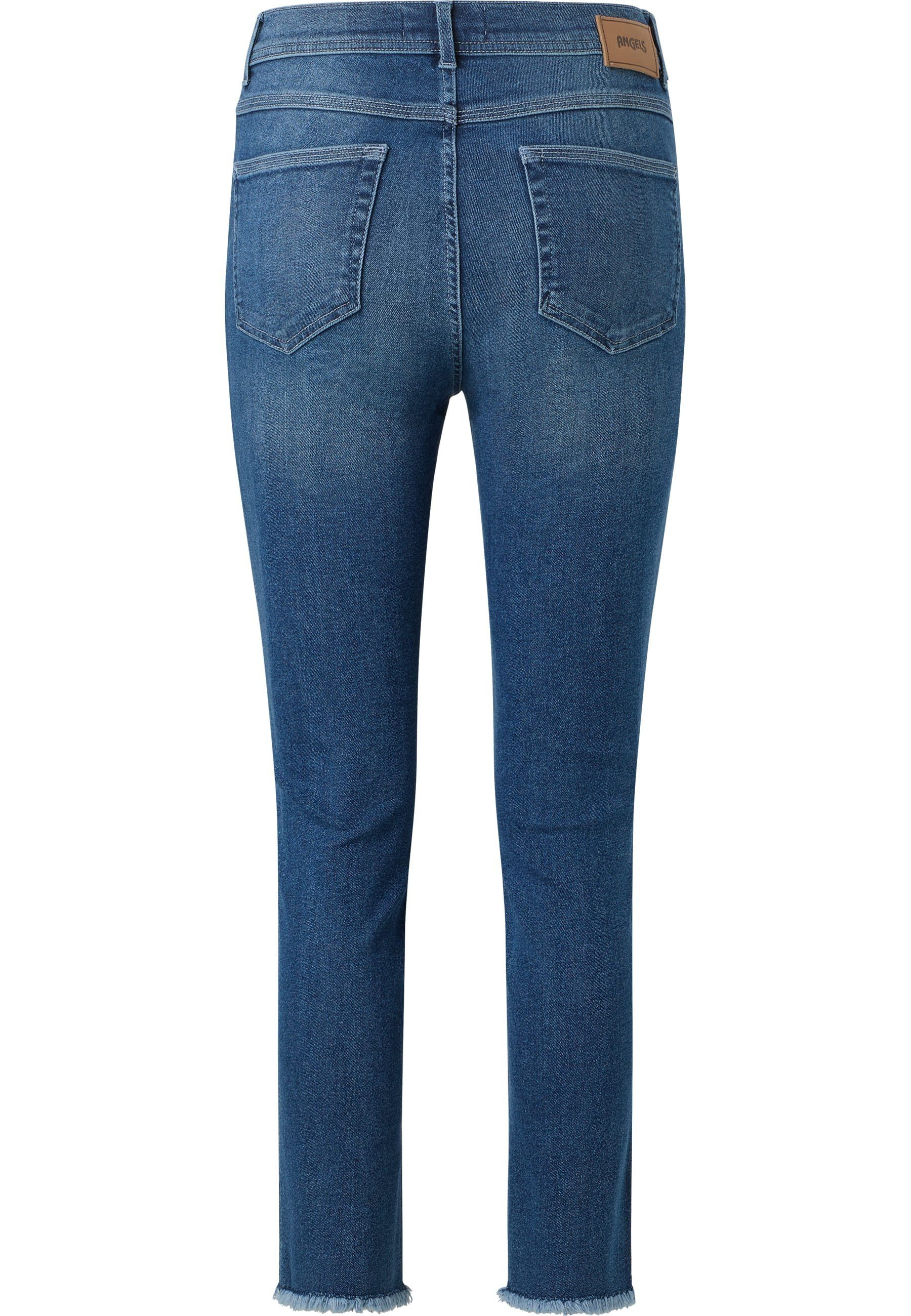 Reißverschluss ANGELS mit Ornella Modern 7/8-Jeans Fringe Jeans