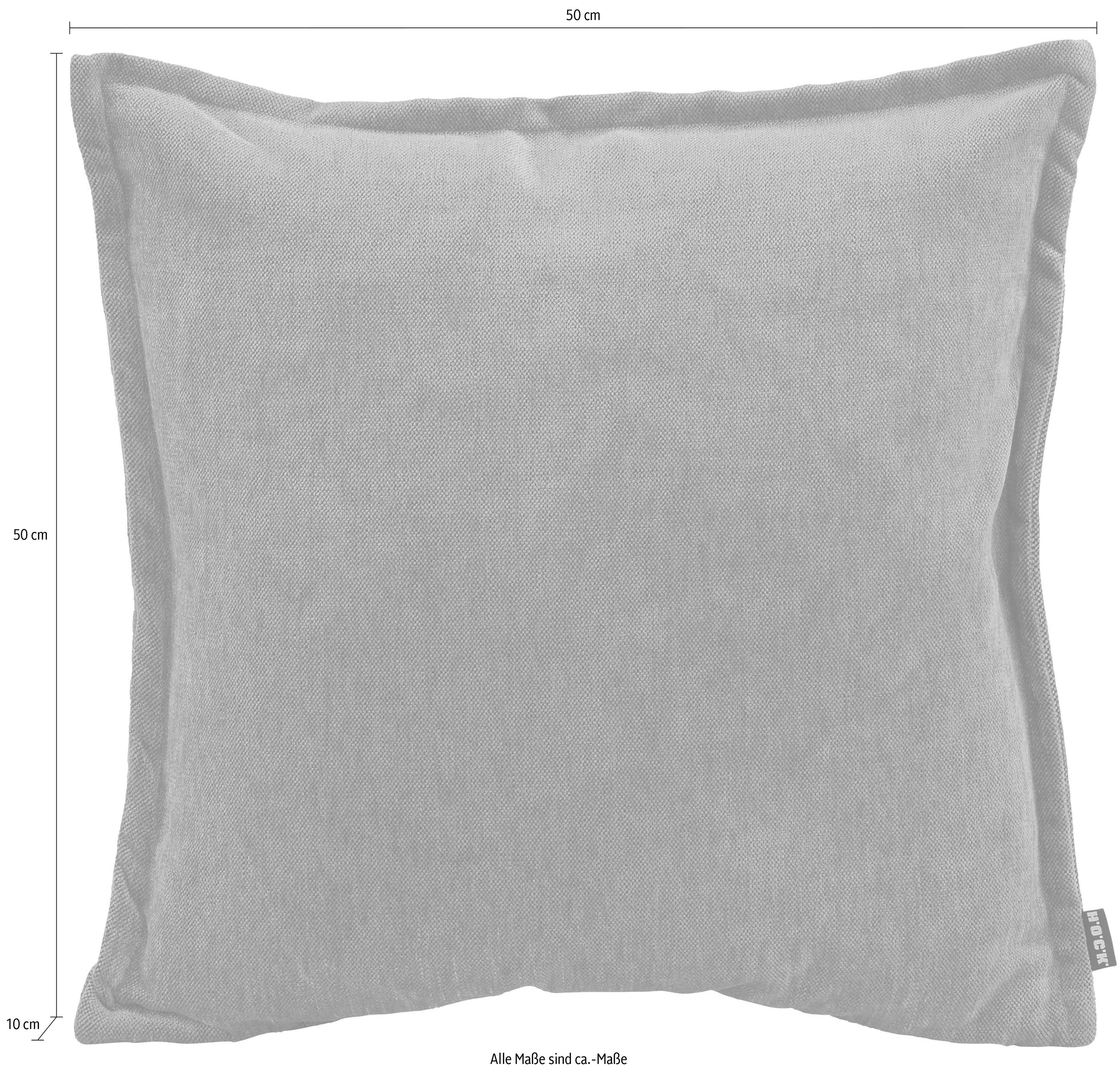 H.O.C.K. Dekokissen Bizantina, Kissenhülle mit Füllung, 1 Stück, mit umlaufender Biese