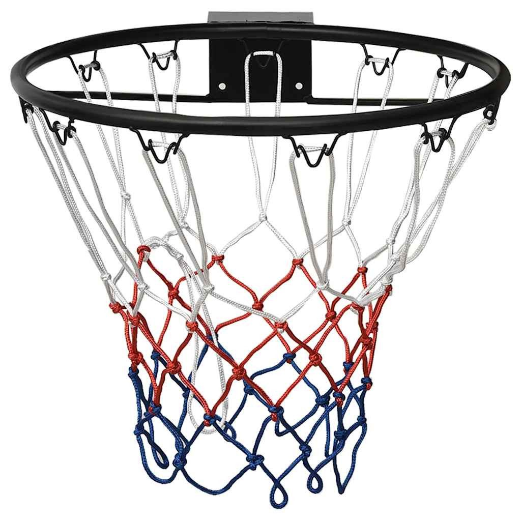 vidaXL Basketballkorb 45 cm Basketballring Schwarz 45 cm Stahl