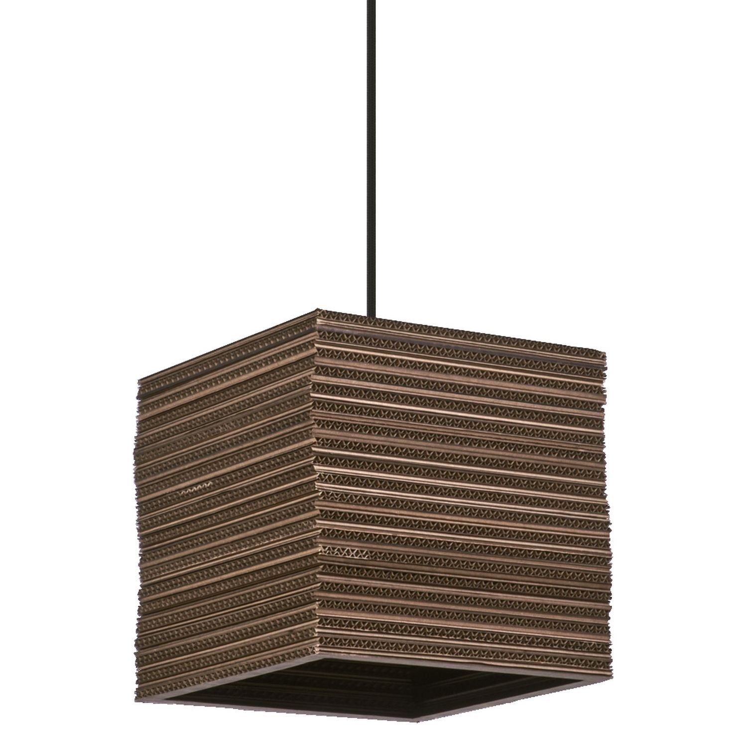 Licht-Erlebnisse Pendelleuchte GERA, ohne Leuchtmittel, E27 25 cm breit H: max. 130 cm eckig Modern Pendelleuchte