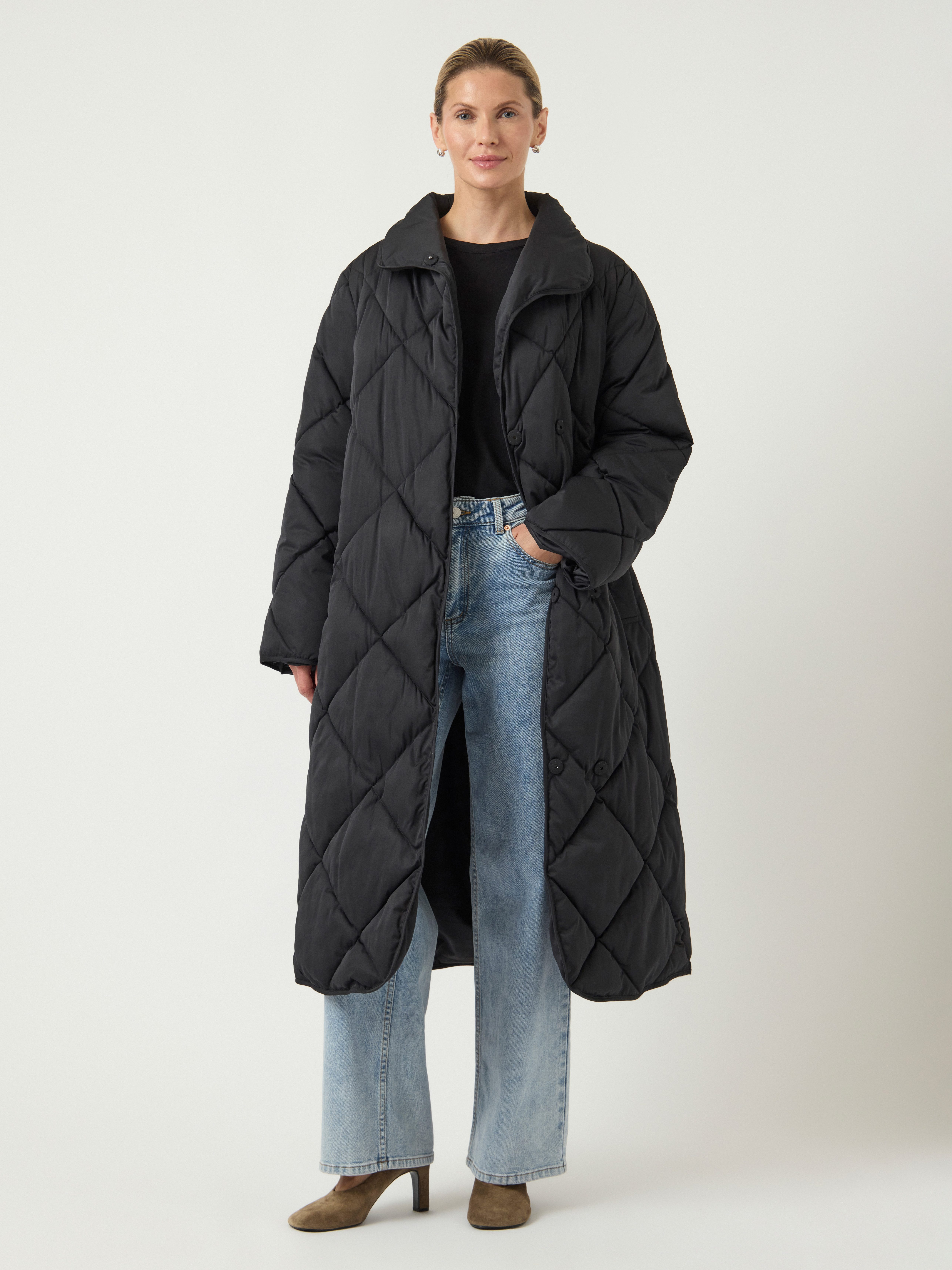 Y.A.S Steppmantel YASSELURA LS LONG PADDED COAT S. NOOS