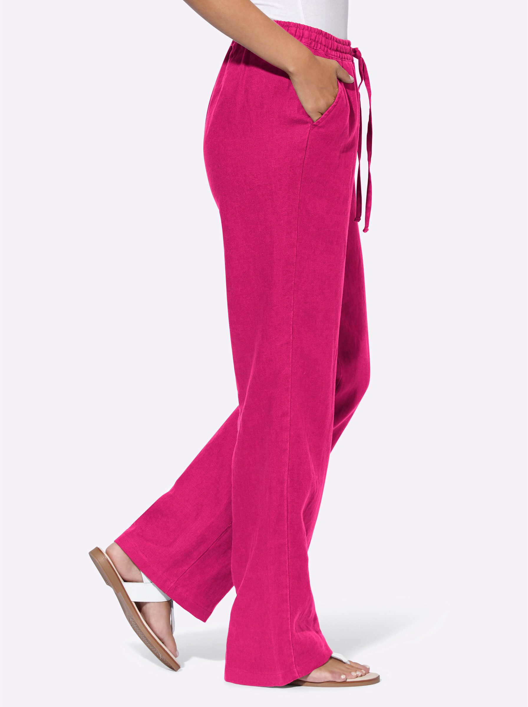 heine Jerseyhose Leinenhose Innenbeinlänge ca. 81 günstig online kaufen