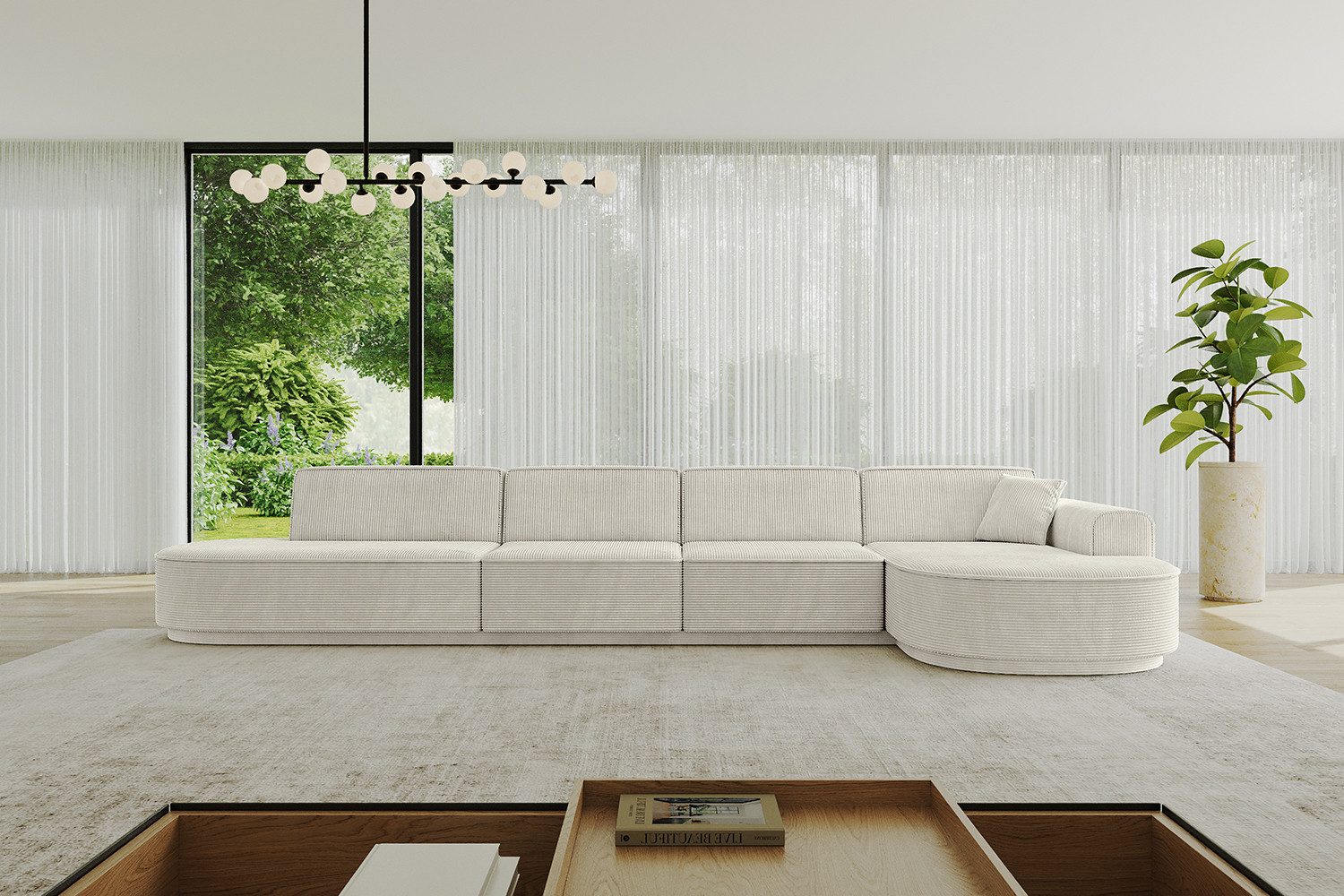 ALTDECOR Ecksofa MARI-L3-v3, Sofa Praktische Bequeme Funktionsecke Couch L-Form Eckcouch, Corner Sofa L-Form Vielseitige Sofa Wohnlandschaft Wohnzimmer