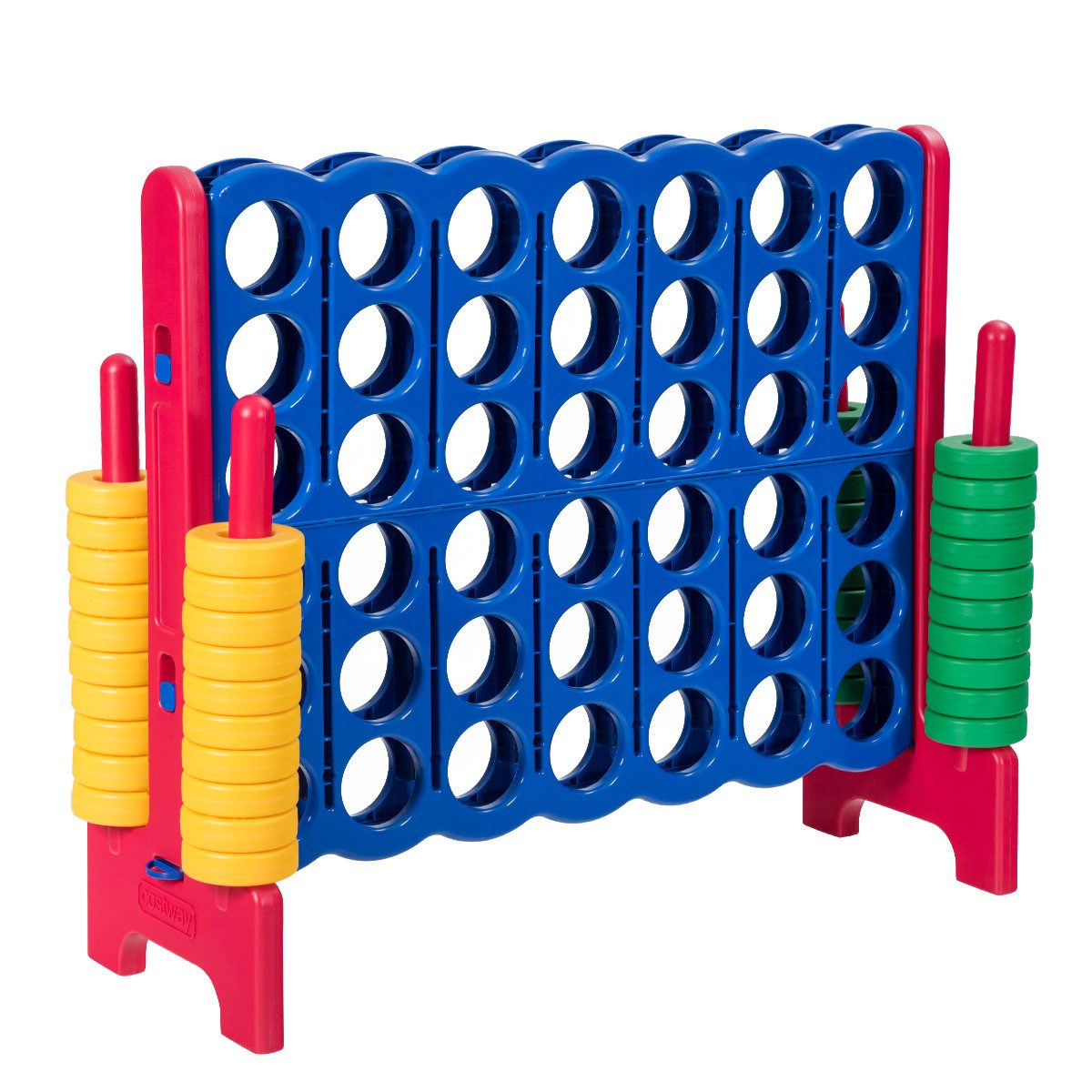 COSTWAY Spiel 4 Gewinnt Spielbrettsätze, 120 x 42 x 104cm