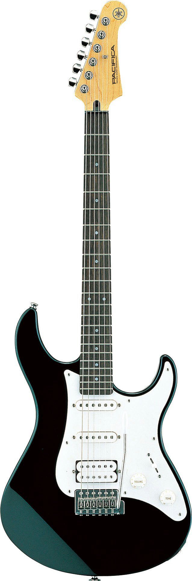 Yamaha E-Gitarre Yamaha Pacifica 112J BL E-Gitarre Black, ST, E-Gitarre für Einsteiger