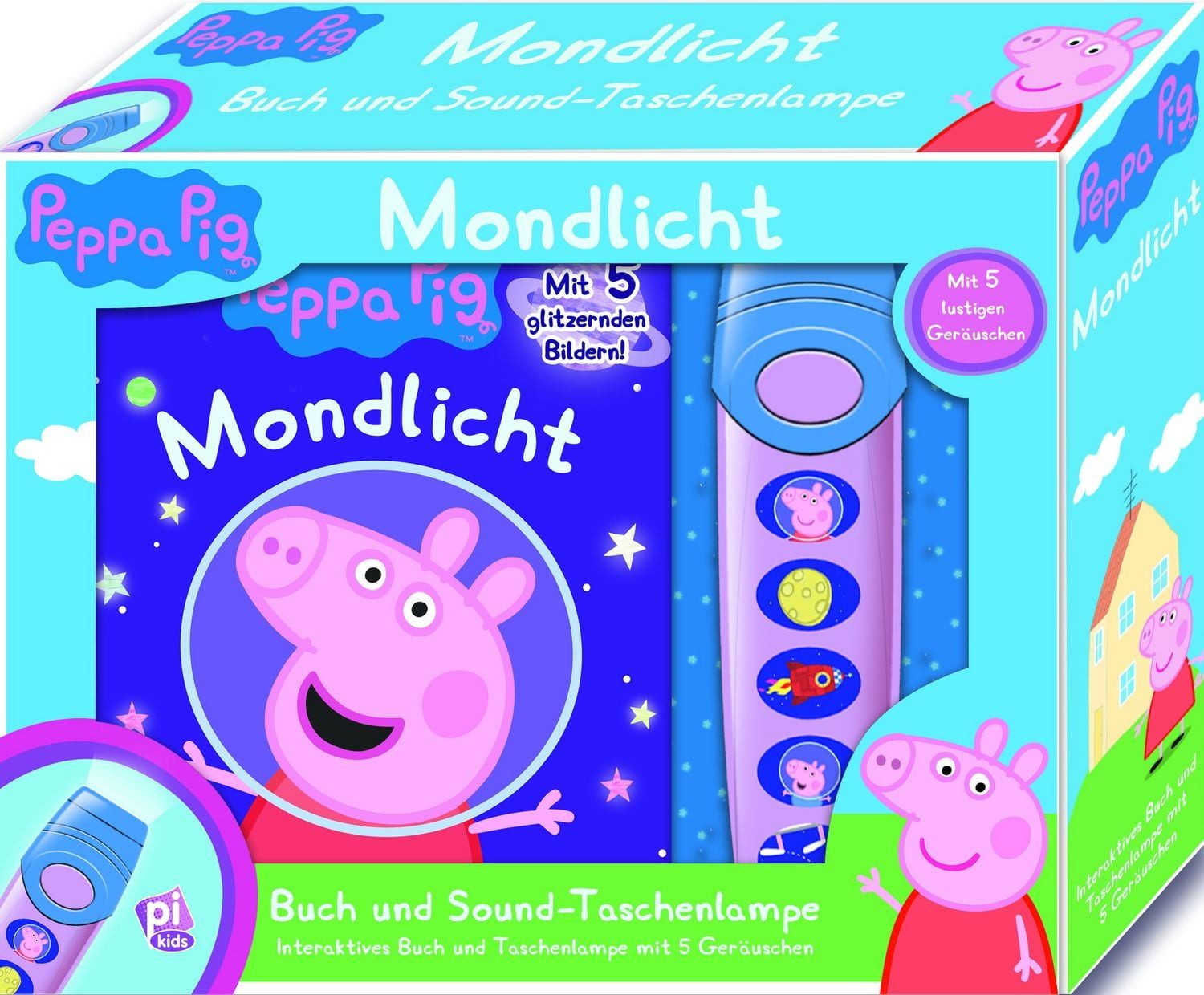 Peppa Pig - Pop-Up-Buch mit Taschenlampe - Bilderbuch mit 5 lustigen G / diverse
