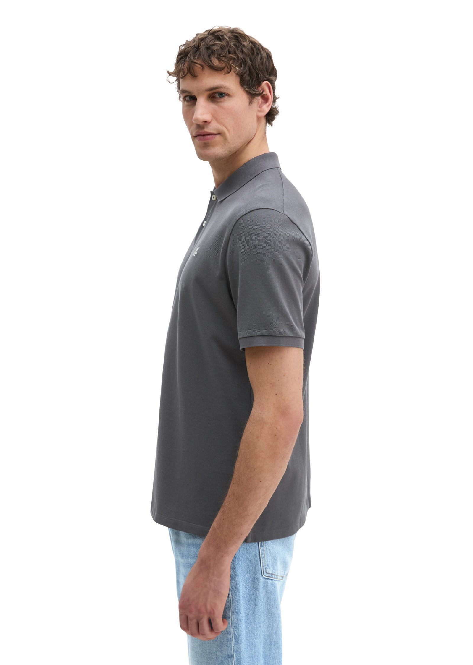 Marc O'Polo Poloshirt aus reiner Bio-Baumwolle