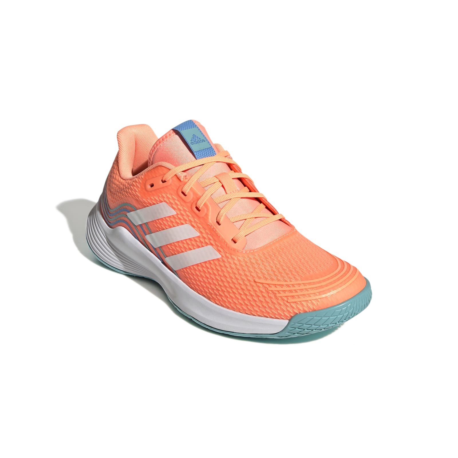 adidas Performance Hallen-Indoorschuhe Novaflight orange Damen Squashschuh