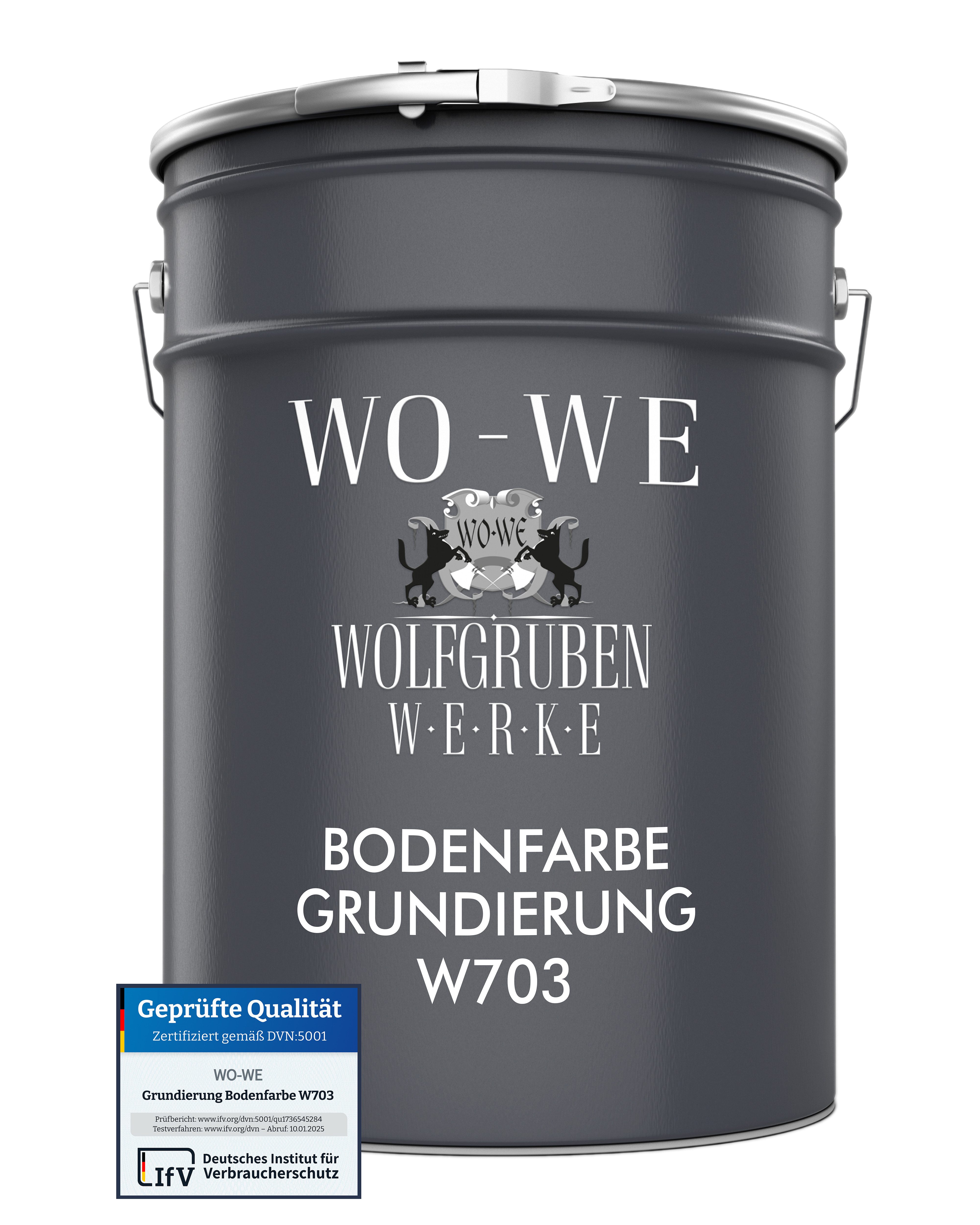 WO-WE Universalgrundierung 1K Grundierung für Epoxidharz Bodenfarbe W703, 1-10kg, Hohe Ergiebigkeit