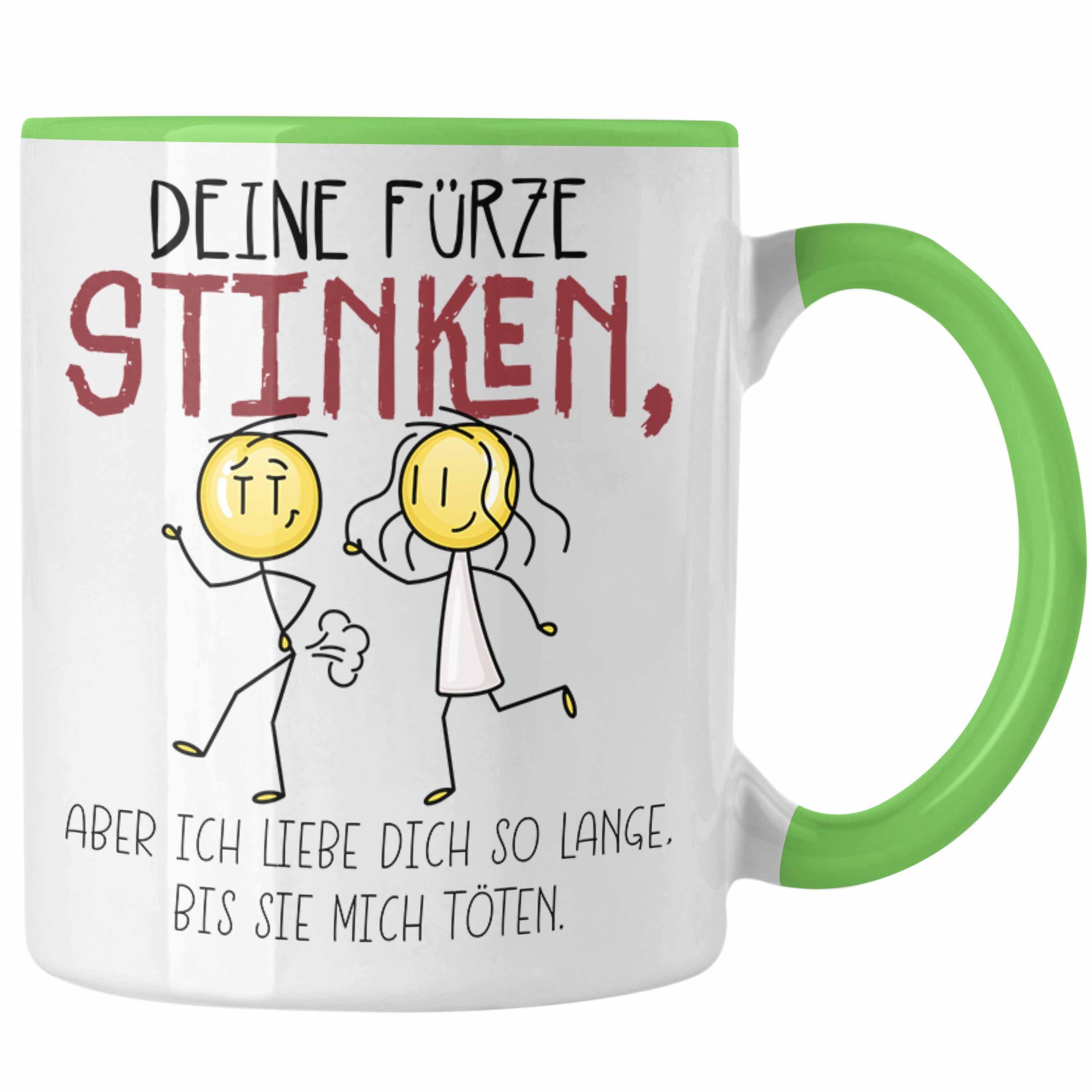 Deine Trendation Freundin Liebe Grün Fürze Tasse Geschenk Valentinstag Partner Stinken Tasse