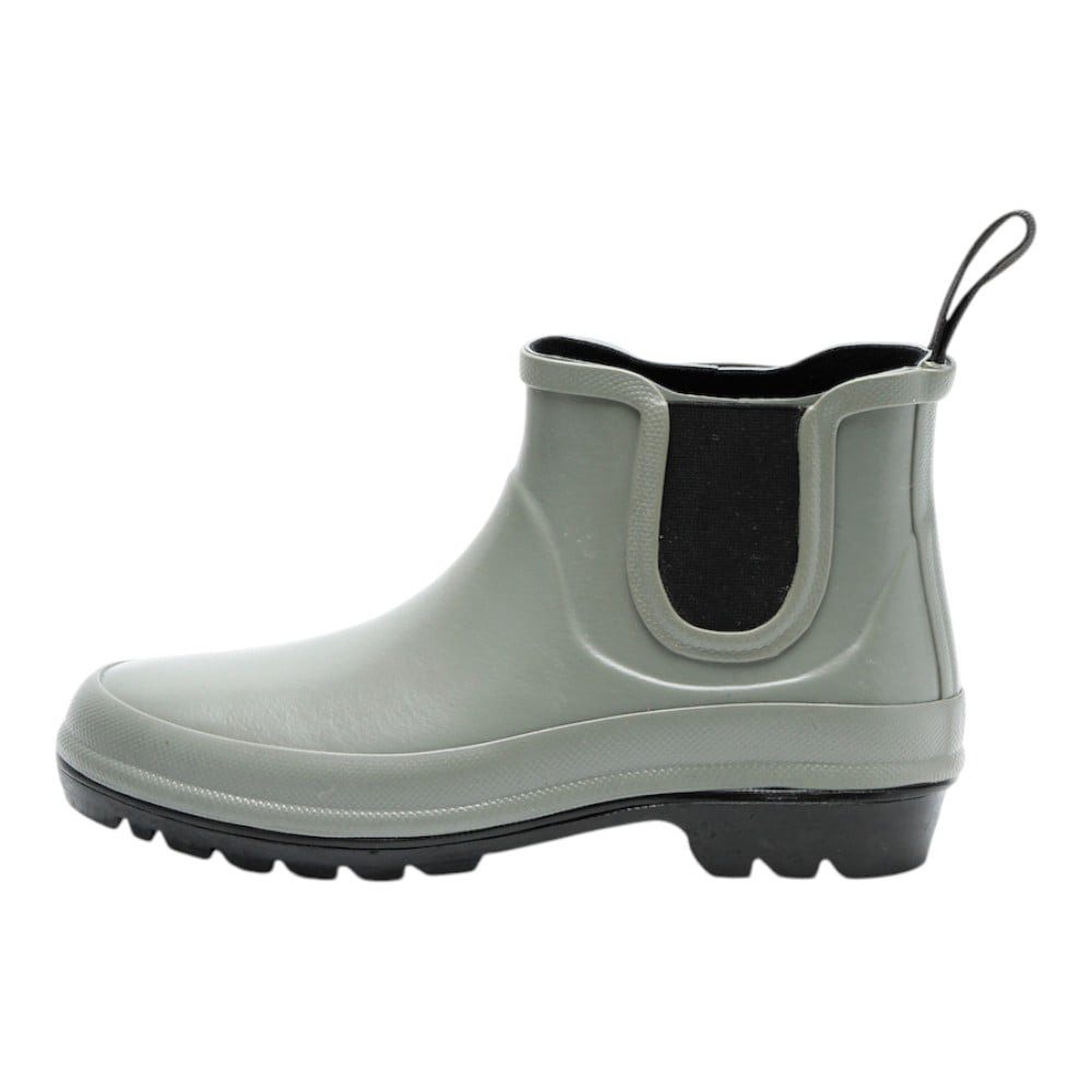 Grand Step Shoes Gummistiefel Vickie (Chelseaboot aus Naturkautschuk) grau Damen Sneaker