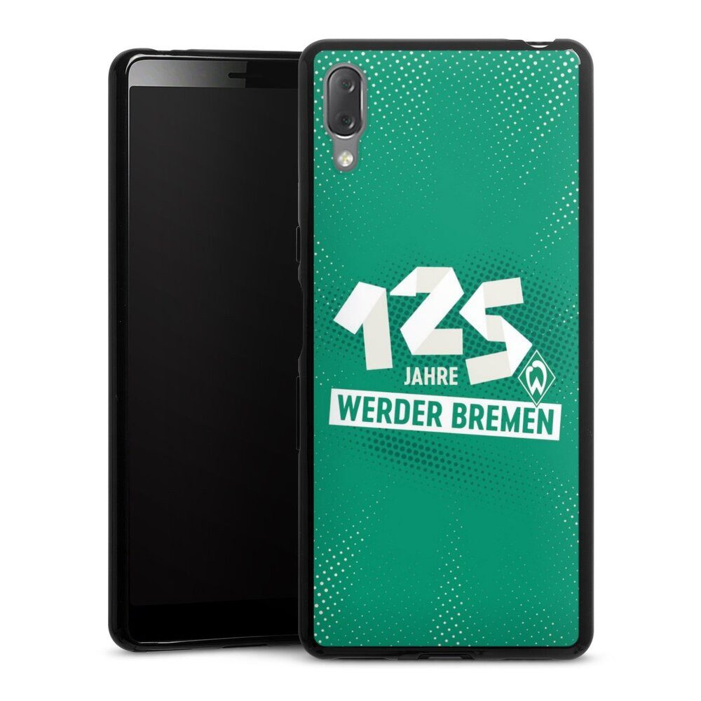 DeinDesign Handyhülle 125 Jahre Werder Bremen Offizielles Lizenzprodukt, Sony Xperia L3 Silikon Hülle Bumper Case Handy Schutzhülle