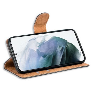 CoolGadget Handyhülle Book Case Handy Tasche für Samsung Galaxy S21 FE 6,4 Zoll, Hülle Klapphülle Flip Cover für Samsung S21 FE 5G Schutzhülle stoßfest