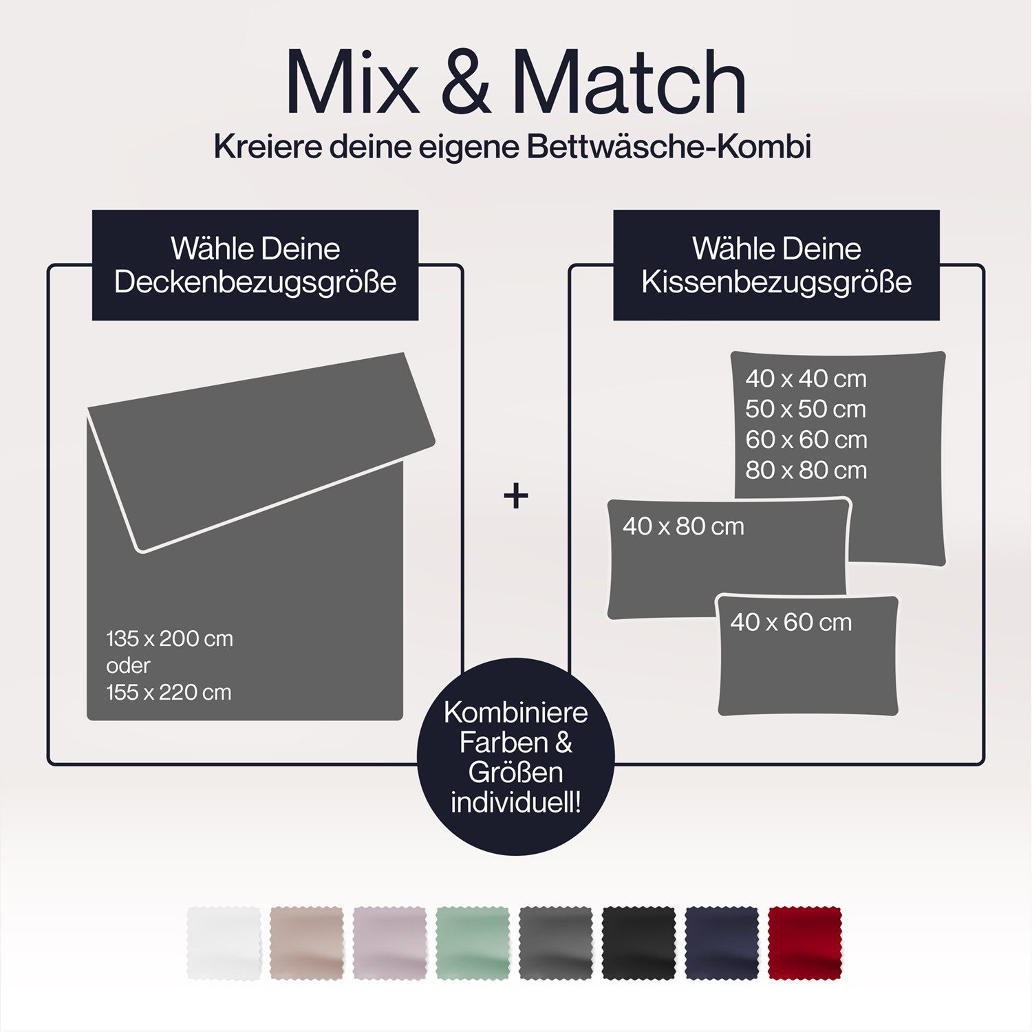 Blumtal Bettwäsche Premium Oeko Tex Zertifizierte Satin Bettwäsche, Mako-Sa günstig online kaufen