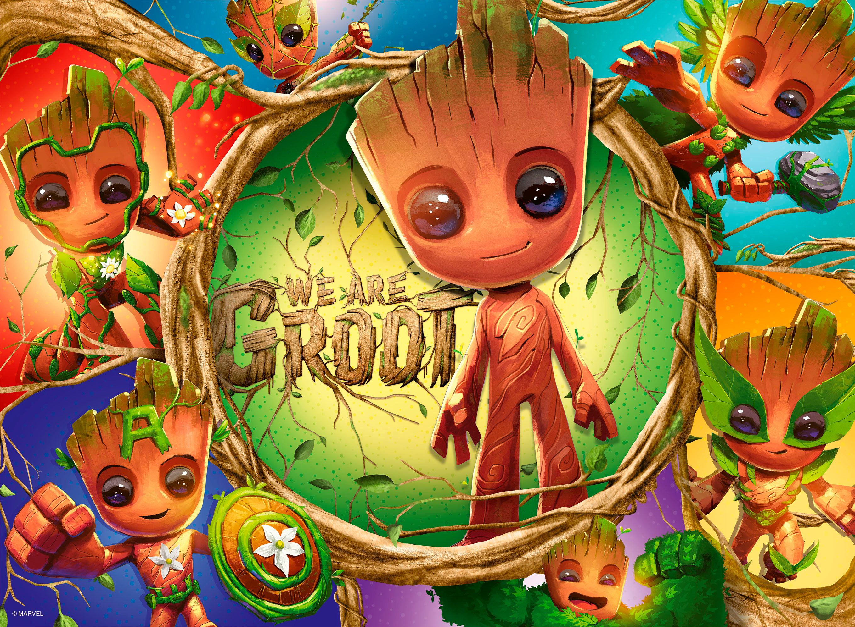 Ravensburger Puzzle Marvel Avengers - Wir sind Groot!, 100 Puzzleteile, Mad günstig online kaufen