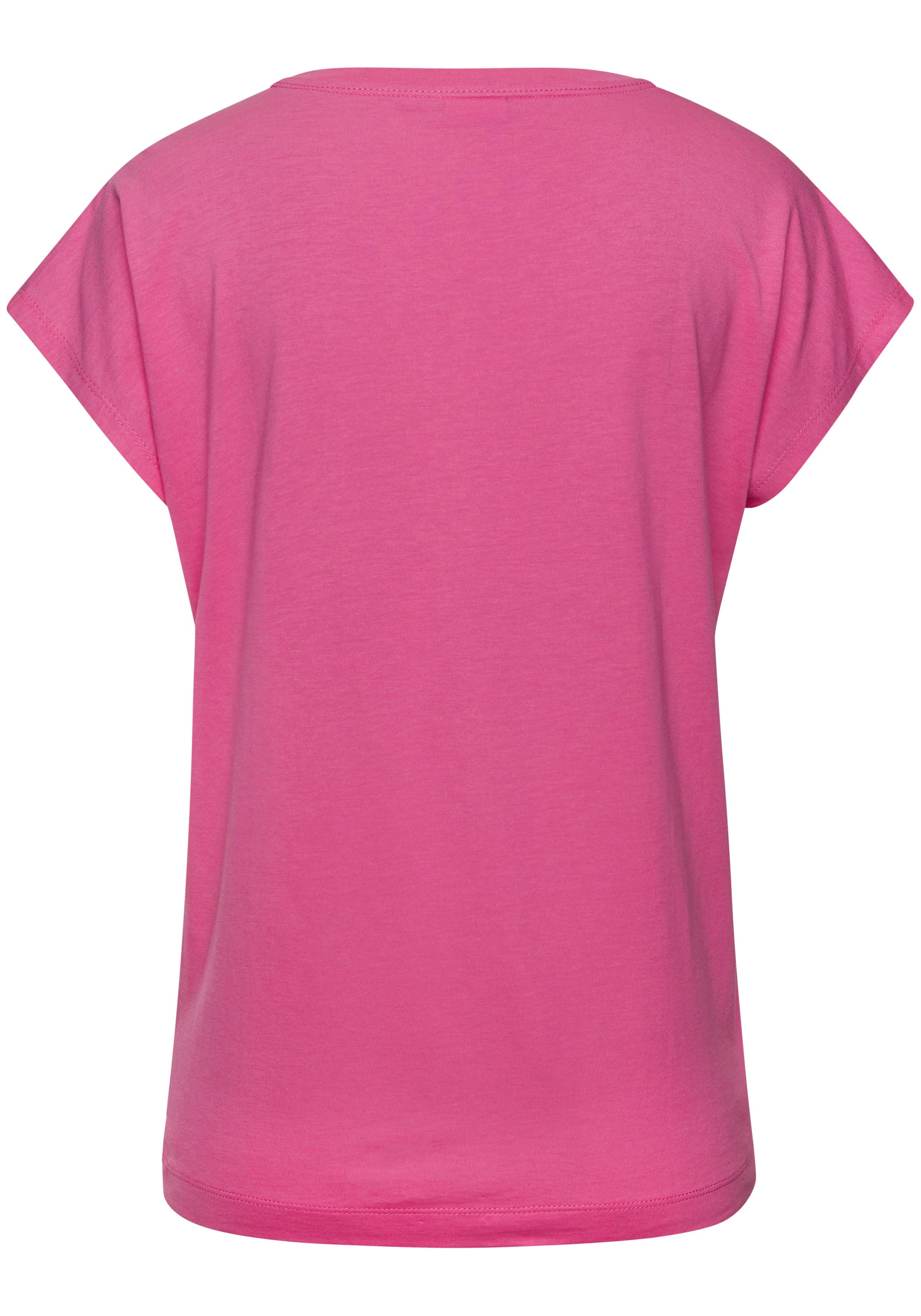 LASCANA Pyjamaoberteil (1-teilig) mit Folienprint