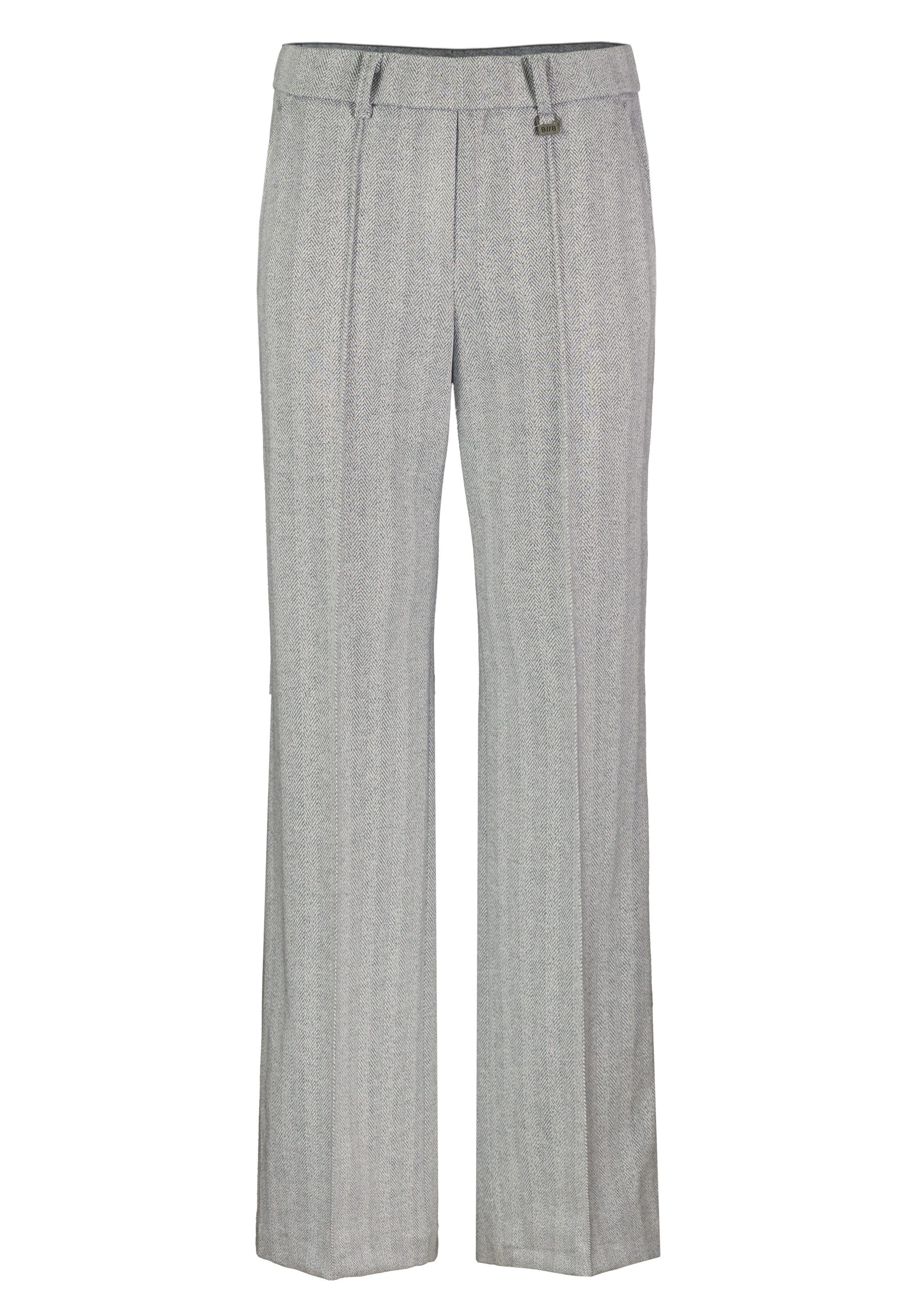 bianca Stretch-Hose PARIGI in angesagtem Fischgrät-Muster günstig online kaufen