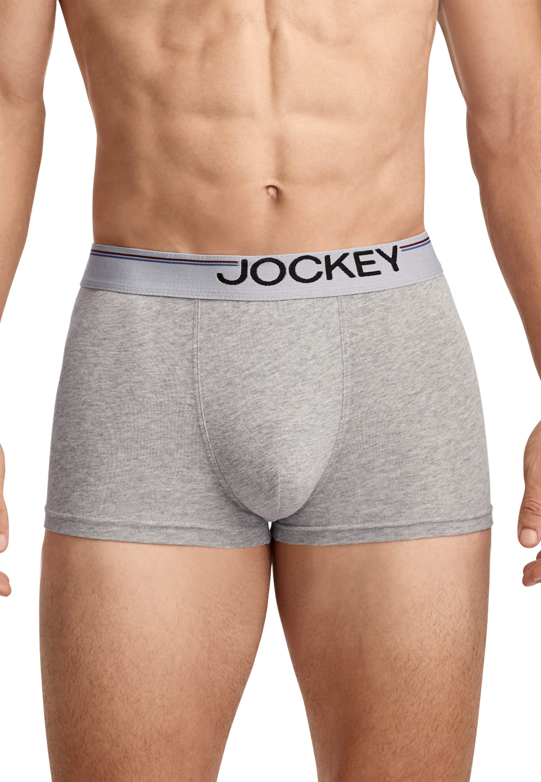 Jockey Trunk Cotton Stretch (3er Pack) atmungsaktiv, passgenau mit Stretchanteil
