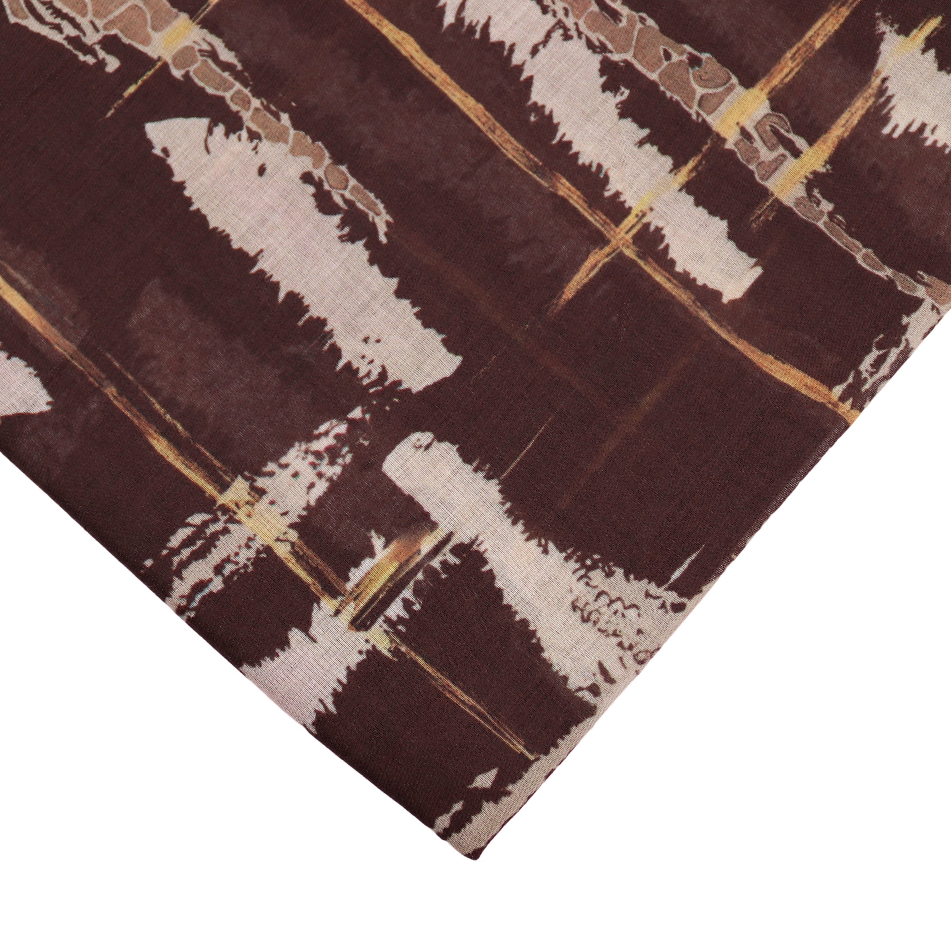 MIRROSI Loop Damen Schal Weich aus 100% Viskose Groß, Schlauchschal, Abstraktmuster, (ca.60x80cm, zweimal um den Hals wickelbar), Damen Halstuch Stola ideal für – Bild 4 von 4