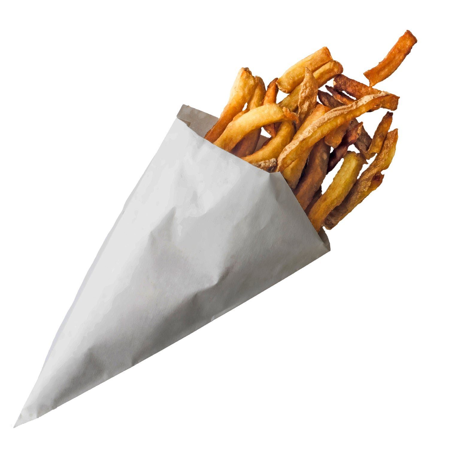 wisefood Einkaufsbeutel Papier Spitztüte - weiß für 250g - 1000 Stück