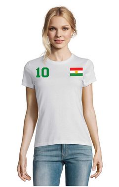 Blondie & Brownie T-Shirt Damen Kurdistan Asien Sport Trikot Fußball Handball Weltmeister WM