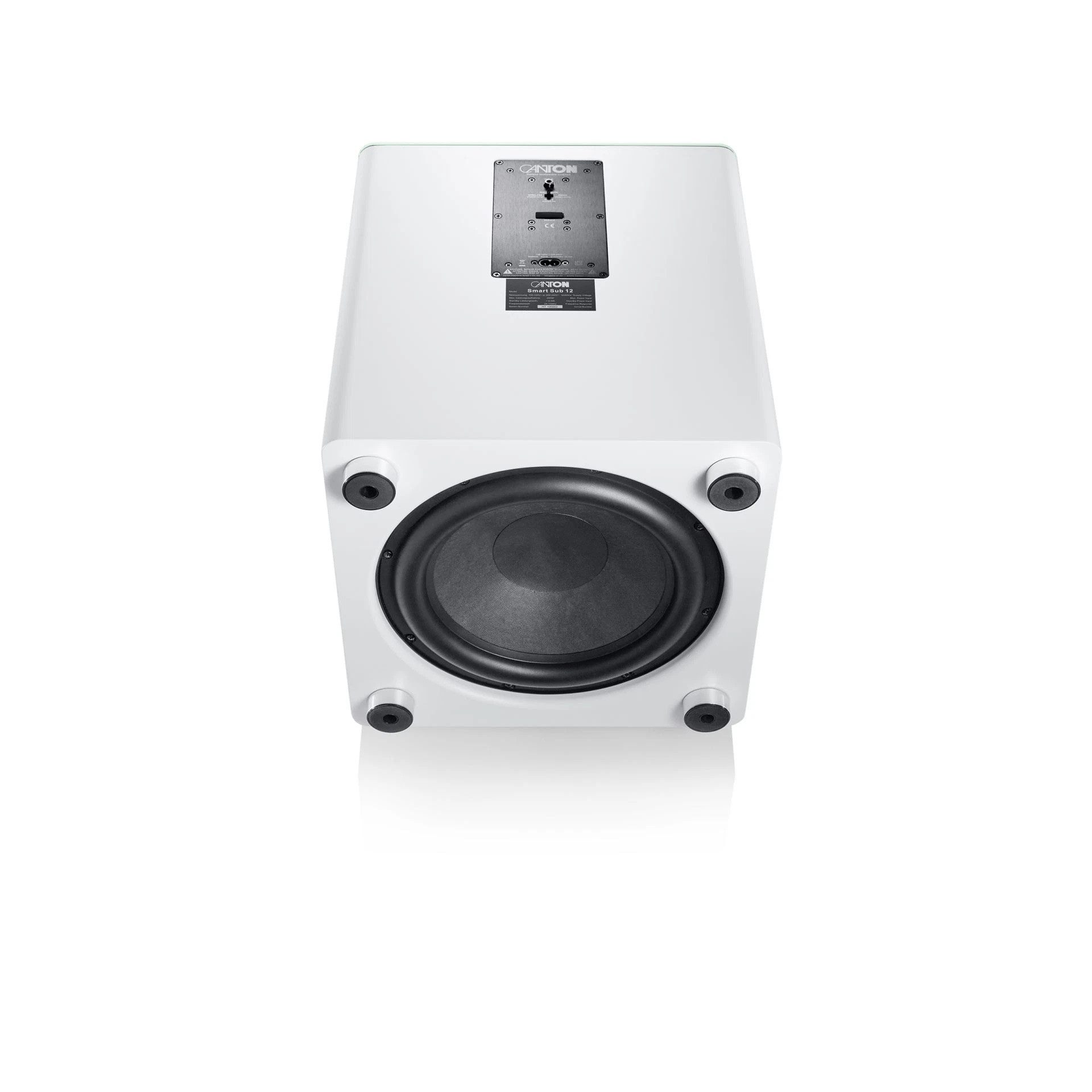 CANTON Smart Sub 12 Premium Wireless Subwoofer (220 W, Wireless Subwoofer, für große Heimkinos geeignet)