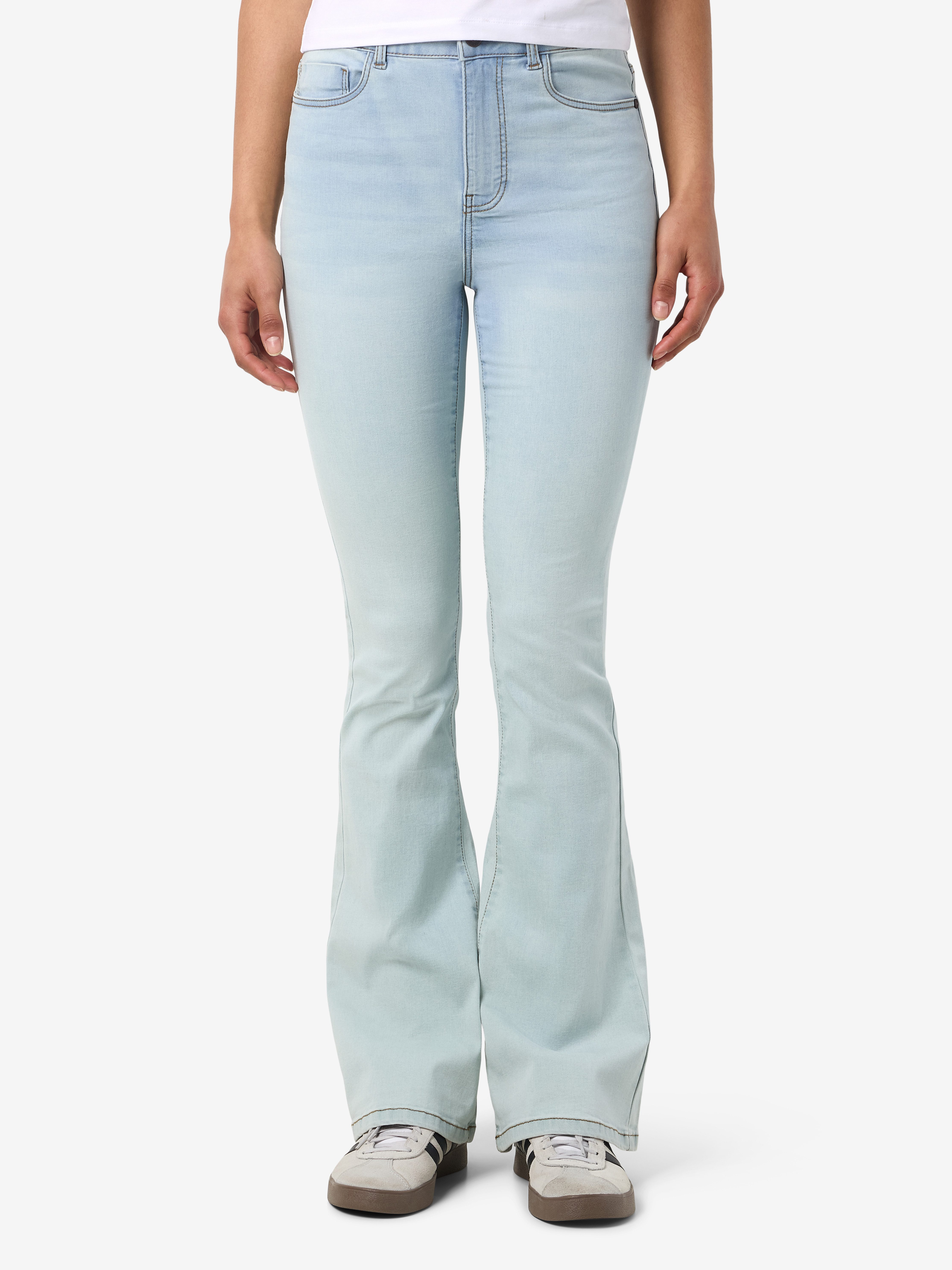 Noisy may Bootcut-Jeans NMSALLIE HW SKINNY FLAR VI515LB FWD NOOS günstig online kaufen