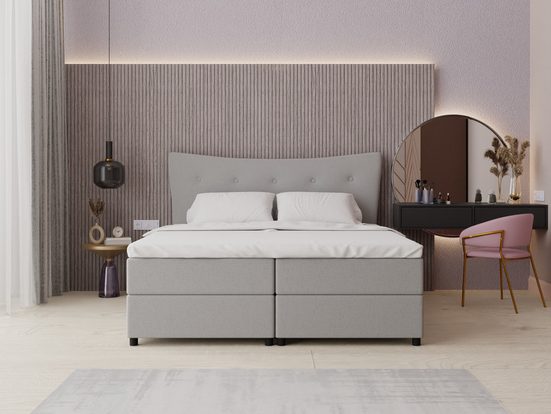 PANDA MÖBEL GmbH Boxspringbett NEVADA - Einrichtungsbeispiel