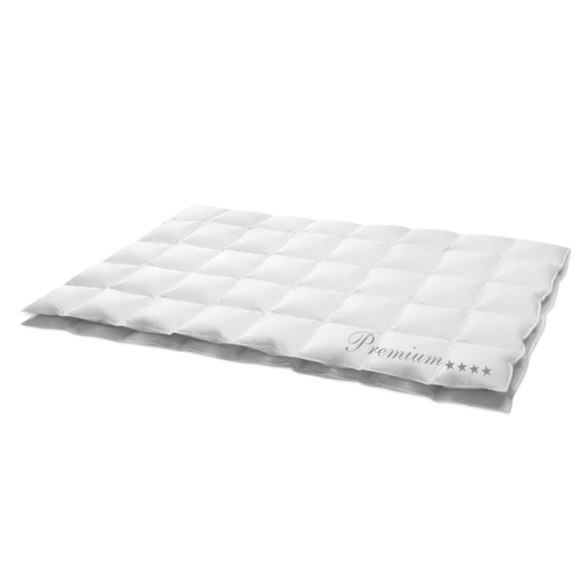 HANSKRUCHEN Daunenbettdecke Hanskruchen Daunendecke Premium 4 Sterne Extra Leicht 135 x 200 cm, Bezug: 100% Baumwolle