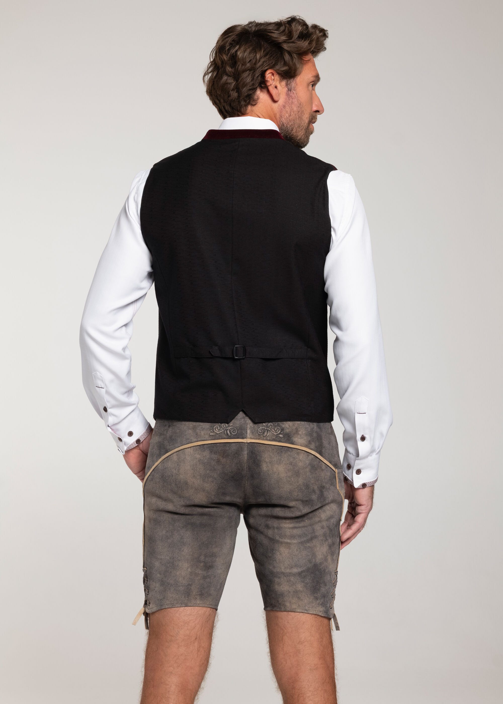 Spieth & Wensky Trachtenweste Gerry (1-tlg) mit Hahnentritt-Muster günstig online kaufen