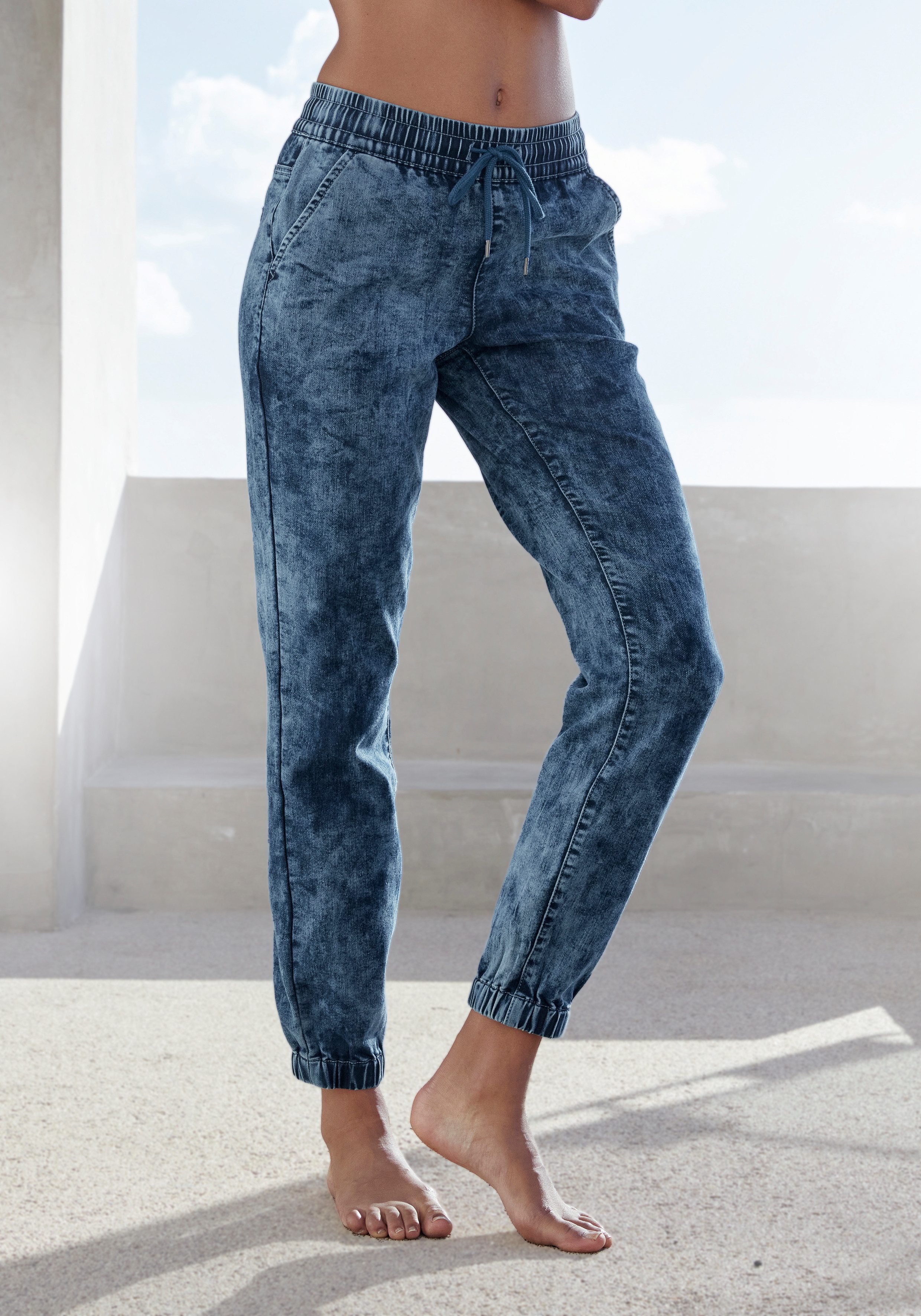 H.I.S Jogger Pants in Jeansoptik, Loungeanzug