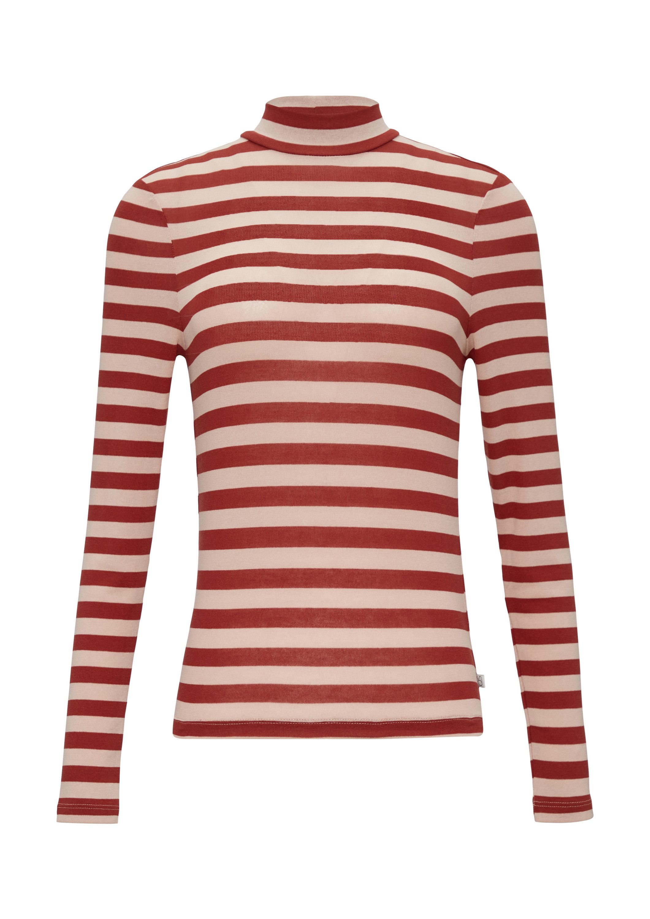 QS Langarmshirt T-Shirt Gestreiftes Longsleeve im günstig online kaufen