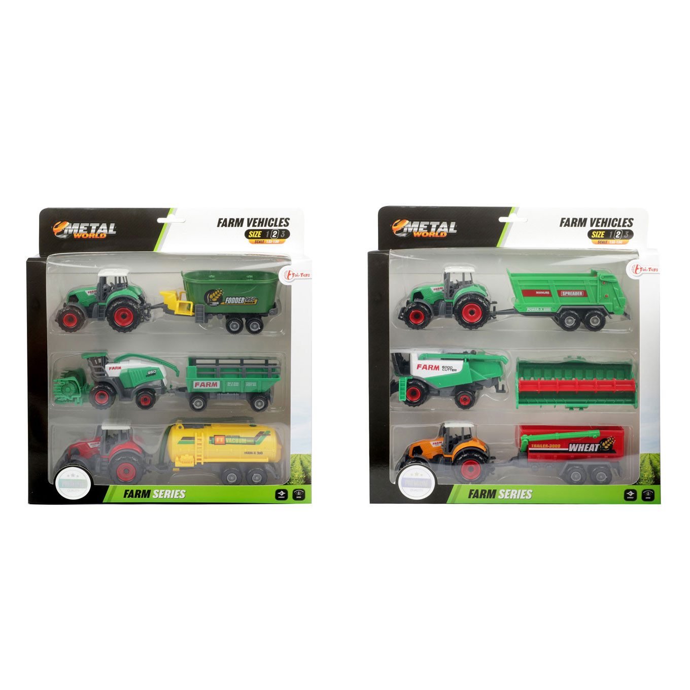 Toi-Toys Spielzeug-Auto Landwirtschafts Set Traktoren plus Anhänger zufälli günstig online kaufen