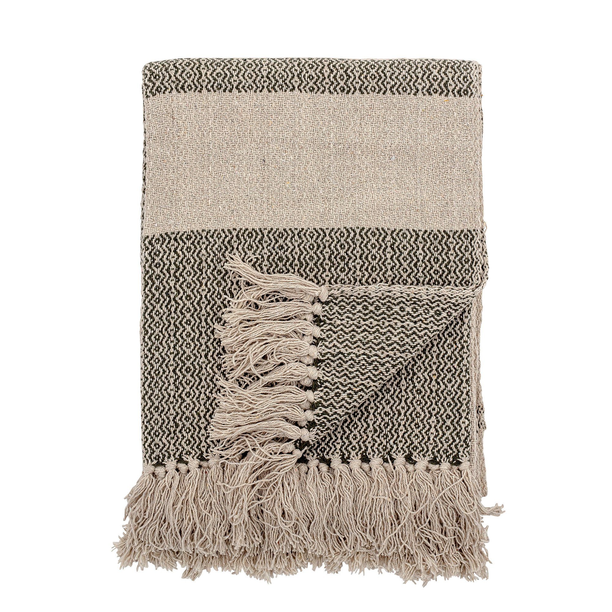 Wohndecke Decke, Boho Plaid recycling cotton, günstig online kaufen