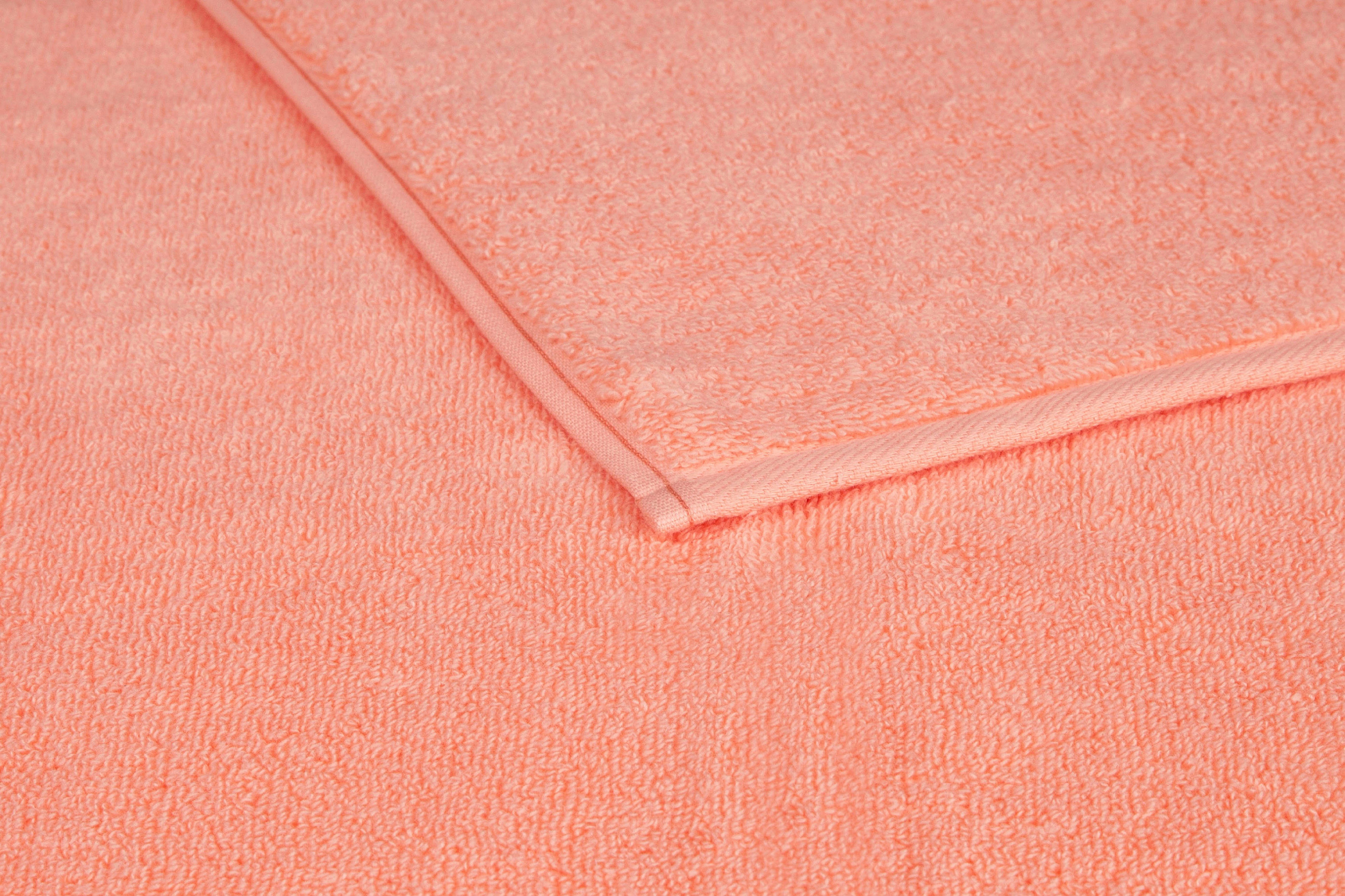 ROSS Gästehandtücher mit veredelt Frottier Aloe-Vera-Öl peach Sensual 9000, (6-St), pink