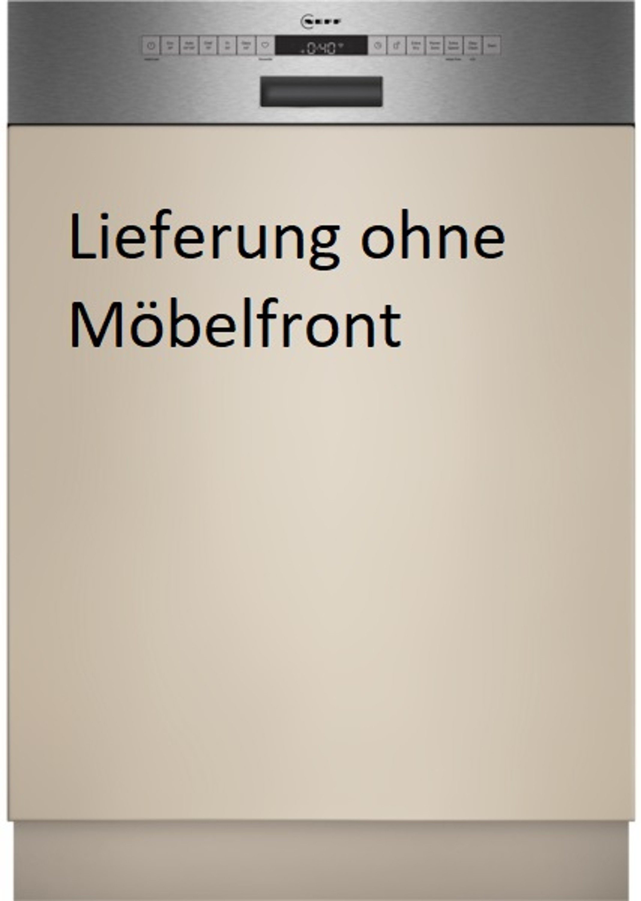 NEFF teilintegrierbarer Geschirrspüler S145HTS01E, 9 l, 13 Maßgedecke, leise, Wifi-fähig, Programme Download