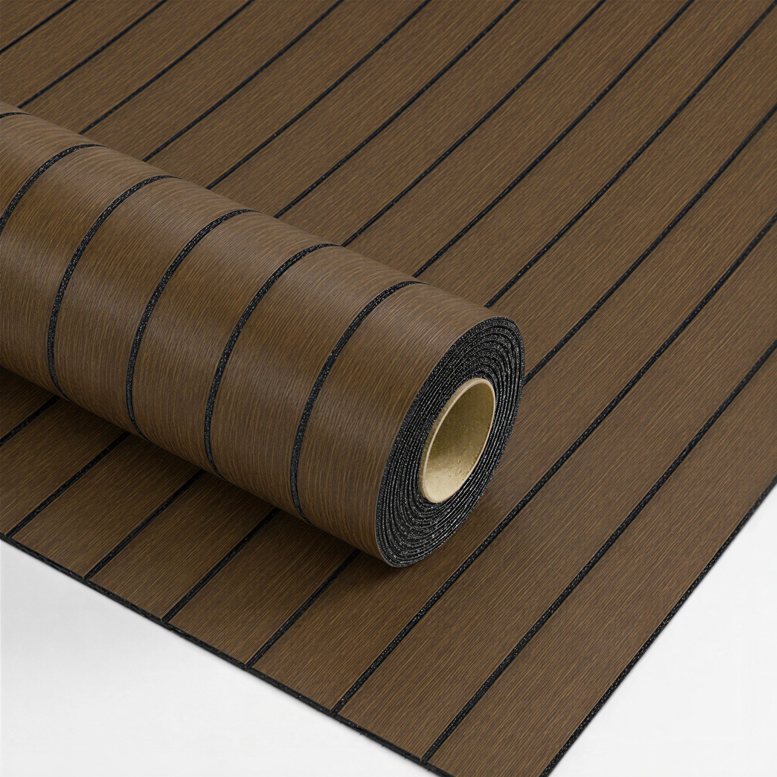 BlingBin Wandpaneel Selbstklebende 3D Wandpaneele, Lamellentapete, Holzlatten-Tapete, BxL: 60x300 cm, 1,8 qm, (3D Wandverkleidung in Rollenform, 1-tlg., wanddeko selbstklebend, 60x300 cm, 1,8 m) Ohne Bohren, zuschneidbar, wasserabweisend, für glatte Innen