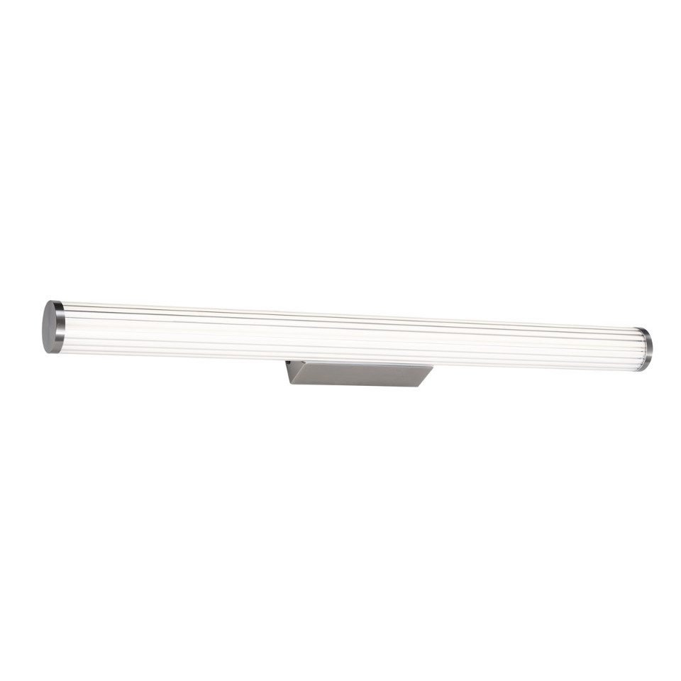 Qazqa Wandleuchte Coco, LED fest integriert, Extra-Warmweiß, QAZQA Wand­leuchte, integrated, gunmetal, Kunststoff, Retro