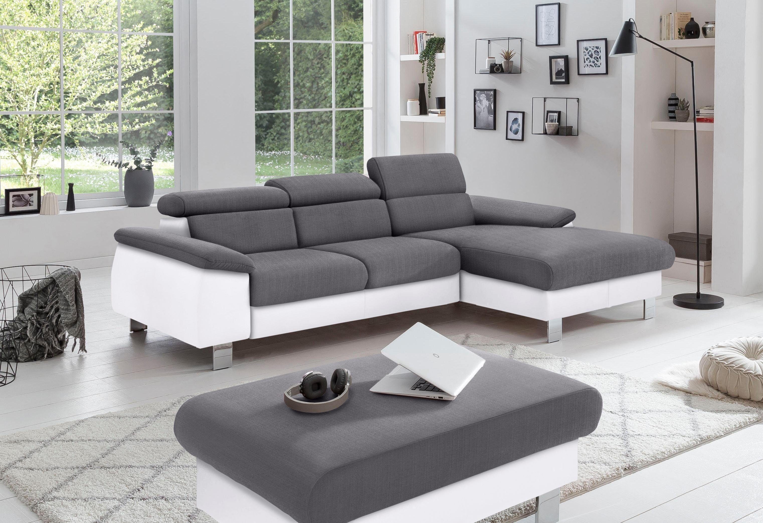 COTTA Polstergarnitur Komaris L-Form, (Set), Set bestehend aus: Ecksofa mit günstig online kaufen