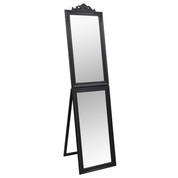 furnicato Wandspiegel Standspiegel Schwarz 45x180 cm